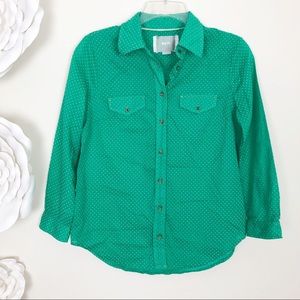Anthropologie Maeve Button-down